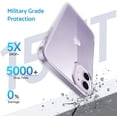 thumbnail image 2 of Designed for iPhone 11 Crystal Clear Case, [Support Wireless Charing] [Anti-Yellowing] Transparent Slim Anti-Scratch Phone Case Cover for iPhone 11 6.1 inch, Clear, 2 of 13