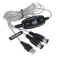 thumbnail image 3 of axGear USB To Midi Cable Adapter Converter For PC Computer Music Keyboard New, 3 of 3