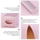 thumbnail image 4 of 1 brocha de maquillaje multifunción, gruesa y fina, de doble punta (rosa), 4 of 5