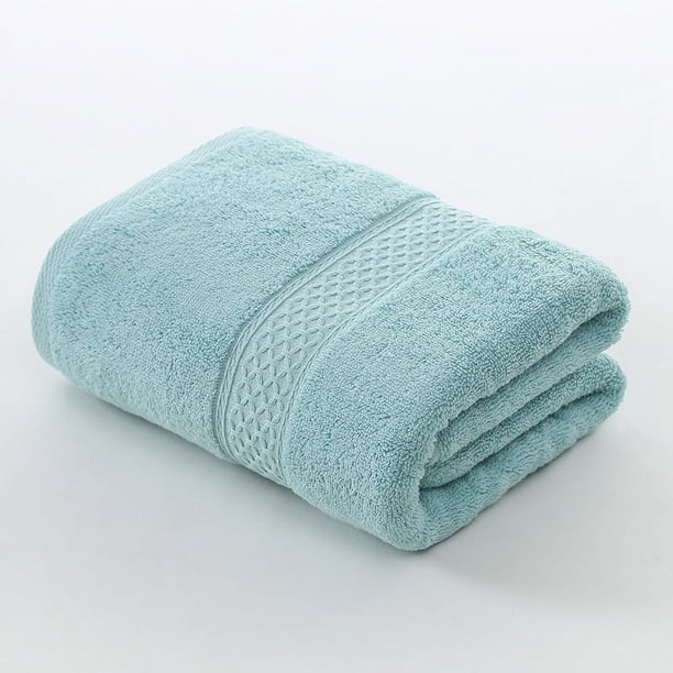 Nvzi Juego de toallas de baño de lujo de 4 piezas (27,5 x 55 pulgadas), 100 % algodón hilado en anillos, toalla de secado rápido liviana y muy absorbente (como el verde bambú)