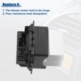 thumbnail image 4 of Blower Motor Resistor Replacement Fit for Subaru Forester 73533FG000 Black Silver Tone, 4 of 6