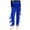Blue, variant on Doomiva Women Latin Dance Pants Fringe Ballroom Pants Tassel Tango Salsa Dancing Practice Pants Red S
