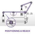 thumbnail image 3 of Micrófono Boom Arm NZXT Boom Arm Mini AP-BOOMS-B1, 3 of 6