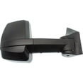 thumbnail image 2 of For Chevy Express 1500/2500/3500 2008-2014 Door Mirror Passenger Side | Manual Glass | w/ Towing | For Vehicle 96in Wide and Over | 2nd Design | Textured Black | Replacement For GM1321529 | 22759637, 2 of 6