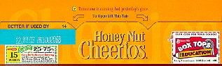 Gm 14 Oz Honey Nut Cheerios Cereal