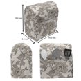 thumbnail image 5 of Floral Lounger Chair Bag, Nude Tone Peony and Rose Bouquets Flower Romantic Poppy Blossoms Pattern, High Capacity Storage with Handle Container, Lounger Size, Warm Taupe and Beige, by Ambesonne, 5 of 5