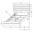 thumbnail image 6 of Brantford Wood Queen Panel Bed Barrel Oak, 6 of 6