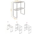 thumbnail image 2 of Multi Function 2 layers Home microwave shelves organizer storage rack Adjustable, 2 of 3