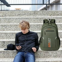 XYRSRUW Laptop Backpack 16 Inch, Slim Business Travel Laptop Bag, College School Computer Backpack for Men & Women, Large Capacity Anti-Theft Backpack with Comfortable Straps