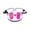 Hot Pink, variant on Waist Twisting Disc with Pull Rope for Full Body Yellow