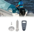 thumbnail image 1 of Transom Clamp Assy, Stainless Steel Aluminum Anti Vibration Outboard Motor Transom Clamp Widely Compatible Reliable Connection  For 30HP Engine, 1 of 8