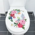 thumbnail image 6 of Floral Toilet Stickers PVC Flower Murals LightweightSelf-adhesive Paintings For Bathroom Decoration, 6 of 9
