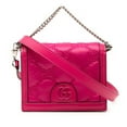 thumbnail image 1 of Pre-Owned Gucci GG Marmont Matelasse Mini Handbag/Shoulder Bag, 2-Way, Pink, Nylon... (Good), 1 of 6