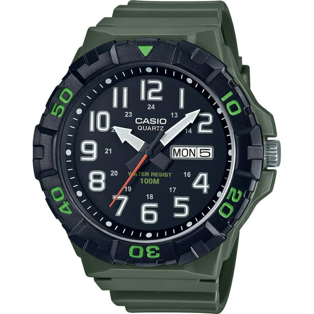 Reloj CASIO MRW-210H-3AVCF Men´s Deportivo-Verde verde 55 mm