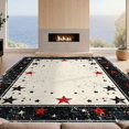 thumbnail image 2 of Design&I 9'x12' Washable Area Rug Cowboy Entry Vintage Typography Border Hat Themed Bathroom Mens for Great Room, Large Living Giant Skid-Resistant, 2 of 7