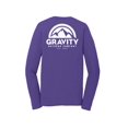 thumbnail image 2 of Gravity Outdoor Co. Chemise à Manches Longues Performance - Violet - Logo Blanc - 2TG, 2 of 2