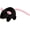 Black-1 PC, variant on Mouse Catnip Toy, Cute Plush Cat Toy, Interactive Cat Toys for All Breeds, Non-Electric Kitten Toy for Solo & Interactive Play, Enrichment Toys for Indoor Cats (Black-1 PC)