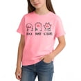 thumbnail image 4 of Piuwrlz 12/14 Girls T Shirts Girl Shirts Tops Crew Neck Teen Graphic T-Shirts Pink Size 12-14 Years, 4 of 5
