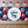 thumbnail image 5 of Patriotic Design Labor Day Balloon Decoration Stars Theme Celebration Banner for Holiday Party Event Indoor, 5 of 8