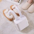 thumbnail image 3 of Electric Shoe Dryer with Timer, 110V 150W Fast Drying Shoe Warmer, Dual U-Shaped Outlets, Extendable Hose, 2-Hour Timer, for Sneakers, Boots, Socks, White, 3 of 4