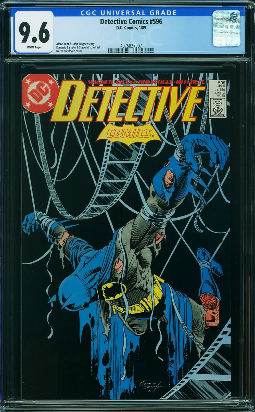 Cover of Detective Comics #596