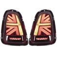 thumbnail image 1 of Taillight Assembly Led Rear Lights Reverse Lamp Turn Signal Lamp Full Led Tail Lights VLAND For JCW Union Jack Full LED Tail Lights Red Lens Fits For R56 R57 R58 R59 LCI 2011-2015, 1 of 8