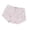 Purple, variant on Women Cotton Briefs Ruffle Leg Openings Wide Waistband Stretch Soft Solid Color Daily Wear