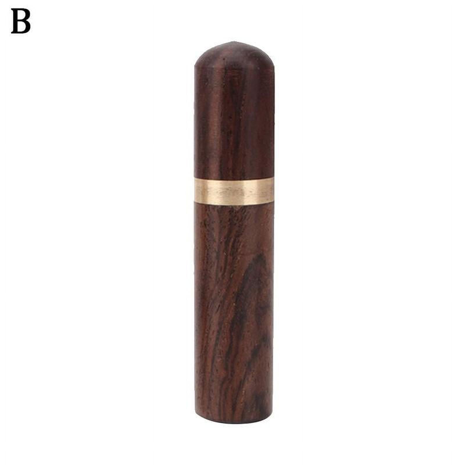 Wooden Wood Sewing Organizer Needle Box Safety Case Toothpick Storage Holder L0L5