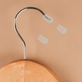 thumbnail image 4 of WHAMVOX 100Pcs Hanger Protective End Cover Transparent Round PVC Clothing Hanger End Caps For Wardrobe Use, 4 of 8
