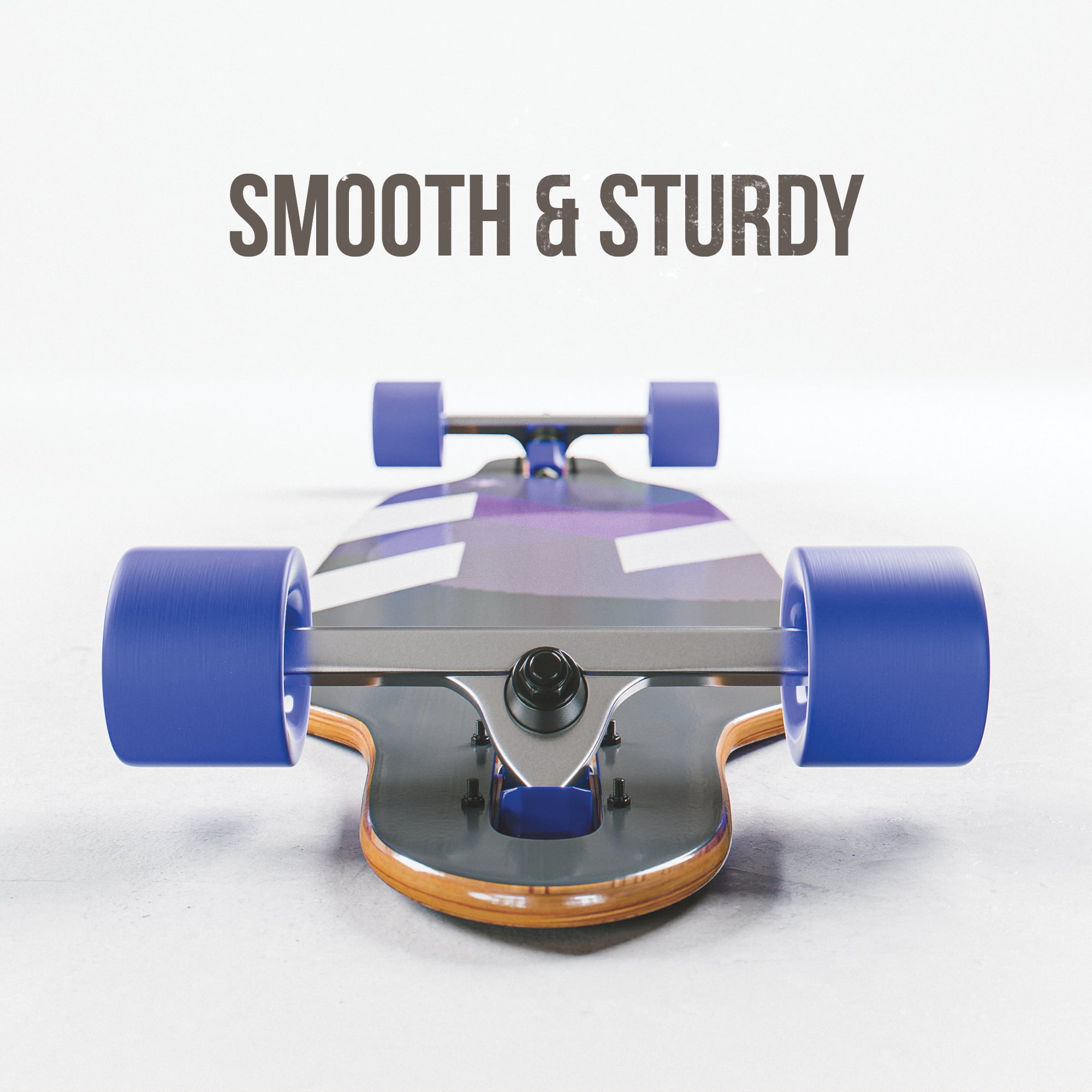 Drop-Through Freeride Skating Cruiser Boards con Cuscinetti a Sfera ABEC High Speed Apollo Longboard Special Edition tavola Completa