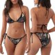 thumbnail image 3 of Disketp Moonlit Crow Blossoms para Bañador de Dos Piezas para Mujer, Bikini Sexy Halter String, Conjunto de Bikini en Triángulo, 3 of 6