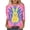 Multicolor U, variant on Enjoytime Easter Womens Tops Cute Eggs Bunny Print Crew Neck 3/4 Sleeve T Shirts Loose Casual Plus Size Shirt