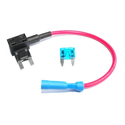Mini Prise de Fusible ATM Adaptateur de Circuit Double pour Auto Voiture Bornes Auto