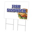 thumbnail image 1 of SignMission C-2436 Fish Sandwich Panneau de Jardin pour Poisson 24 x 36 Po, 1 of 1