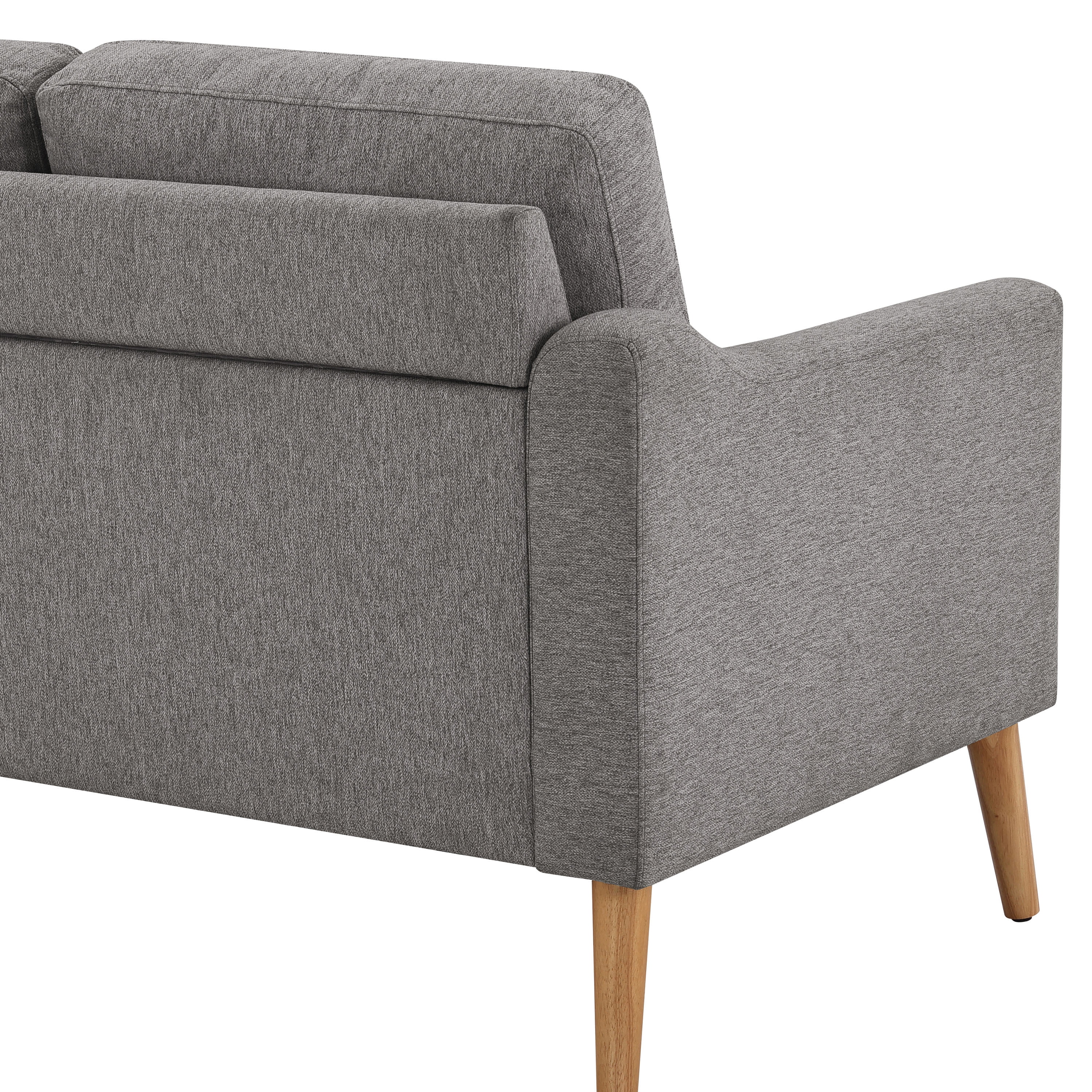 Serta Brighton Mid Century Modern Style 2 Seater Loveseat with