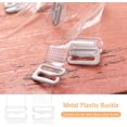 thumbnail image 2 of 3 Pieces Invisible Clear Bra Straps Adjustable Replacement Straps Detachable Non-Slide Strap Non-Slide High Elasticity Belt Women Strapless Accessories, 2 of 9