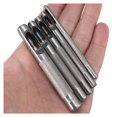 thumbnail image 1 of 5Pc Hole Leather Belt Cutter Craft Hollow Punch & 1x 4 in 1 8 Inch Carbon Steel Carpentry Wood Rasp File Mill Tool 200mm, 1 of 7