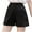 Black, variant on Shorts Womens Clearance Women's High Waist Linen Loose Casual thin Wide Leg Linen Shorts