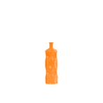 thumbnail image 1 of Urban Trends Collection 24414 Ceramic Round Bottle Vase With Dimpled Sides- Small - Orange, 1 of 1