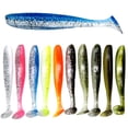thumbnail image 2 of 10pcs/Lot Soft Lures Silicone Bait For Fishing Sea Fishing Pvc Swimbait Wobblers Artificial Tackle, 2 of 7