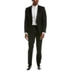 BOSS Hugo Boss mens Wool, Mohair & Silk-Blend Suit with Flat Front Pant, 38R,