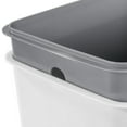 thumbnail image 4 of Sterilite 10.2 L Rectangular Step-on Wastebasket- White  10.2 L, 4 of 5