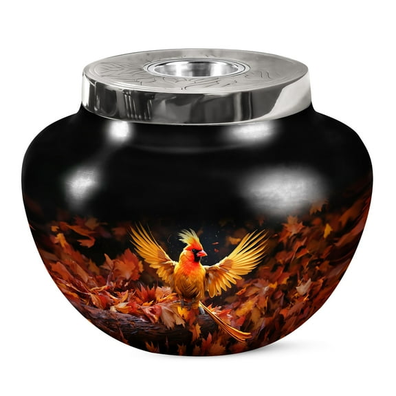 KARYLIZ Cardinal Bird Funeral Urns For Human Ashes Adult - Cremation Urns For Ashes - Urn For Ashes For Women - Urns For Human Ashes Adult Male - Cremation Urns For Women 10 Inch