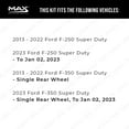 thumbnail image 3 of MAX Advanced Brakes - Rear Brake Kit For 2013-2023 Ford F250 Super Duty| Carbon Ceramic Brake Pad and Rotor Kit| Drilled Slotted Brake Rotors, 3 of 10
