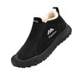 thumbnail image 2 of Willtoo Mens Snow Shoes Winter Fleece Lined Slip On Anti-Slip Walking Shoes Rugged Sole Thermal Ankle Boots Soft Faux Fur Lined Outdoor Casual Sneakers, 2 of 5