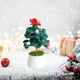 thumbnail image 5 of Adornos navideños, adornos navideños, regalos navideños, árbol de Navidad, flores de crochet, adorno para el hogar en maceta, flores tejidas a crochet en maceta, ramas falsas, 5 of 6