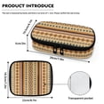 thumbnail image 7 of Jiueut Aztec Tribal Insulin Storage Bag Pen Insulin Travel Bag for Diabetics Storage Bags with Zipper for Travel Insulin Bag for Diabetics Insulin Pouch with Extra Room, 7 of 7
