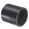 thumbnail image 1 of Unique Bargains UPVC Pipe Fitting 63.5mm Socket, 1 Pack Straight Coupling, Dark Grey, 1 of 5