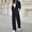 Blue, variant on TIANZEN Casual Striped Short Lapel Suit Straight Pant Suit Women Dress Suites Pant Suits for Women Dressy Wedding Pants Set