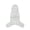 White, variant on Small Dog Raincoat Hooded, Full-Coverage Reflective Dog Jacket, Waterproof Dog Clothing for Small Medium Dogs White 2XL